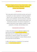 Stationary Engineer Electric Exam Study Guide &ndash; 2026&comma; Electrical Power Systems&comma; Questions&comma; Answers & Practice Test Preparation