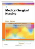 Medical-Surgical Nursing&comma; 7th Edition&comma; Linton &mdash; complete test bank
