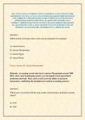WGU D775 PA EXAM &sol; INTRODUCTION TO BUSINESS ACCOUNTING D774 PRE ASSESSMENT &lpar;PA&rpar; WGU ACTUAL EXAM TESTBANK 2026&sol;2027 PREP QUESTIONS AND CURRENTLY UPDATED STUDY GUIDE COMPLETE ACCURATE EXAM APPROVED QUESTIONS WITH WELL ELABORATED ANSWERS &lpar;100 &percnt; CORRECT VERIF
