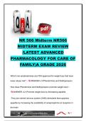 NR 566 EXAM COMPLETE PACKAGE DEAL
