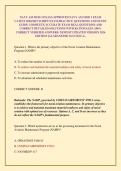 NAVY AM MOD 3 EXAM &sol;APPROVED NAVY AM MOD 3 EXAM LATEST 2026&sol;2027 SCRIPT EXAM PRACTICE QUESTIONS AND STUDY GUIDE COMPLETE ACCURATE EXAM REAL QUESTIONS AND CORRECT DETAILED SOLUTIONS WITH RATIONALES &lpar;100&percnt; CORRECT VERIFIED ANSWERS&rpar; NEWEST UPDATED VERSION 202