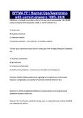 SFFMA FF1 Hazmat Ops&sol;Awareness with correct answers 100&percnt; 2026