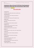 Chamberlain College of Nursing NR 509 Week 8 Final Examination Comprehensive Study Guide and Assessment Review &lpar;PDF Format&rpar;