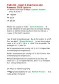NUR 303 - Exam 1 Questions and Answers 2026 Update&period;