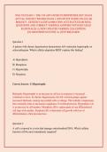 NSG 530 EXAM 1 &sol; NSG 530 ADVANCED PATHOPHYSIOLOGY EXAM ACTUAL 2026&sol;2027 WILKES EXAM 1 AND STUDY GUIDE CELLULAR BIOLOGY &comma; GENETICS & INFLAMMATION ACCURATE EXAM REAL QUESTIONS AND CORRECT VERIFIED ANSWERS WITH DETAILED RATIONALES &lpar;A NEW UPDATED VERSION 2026