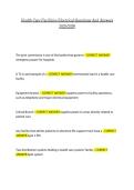 Health Care Facilities Electrical Questions And Answers 2025&sol;2026