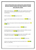 CAOHC CERTIFICATION STUDY GUIDE&vert;ACTUAL EXAM QUESTIONS AND WELL DETAILED VERIFIED SOLUTIONS&vert; GRADED A&plus;&vert; BRAND NEW 2026&sol;2027 UPDATE