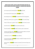 CAOHC CERTIFICATION EXAM BUNDLE&vert;ACTUAL EXAM QUESTIONS AND WELL DETAILED VERIFIED SOLUTIONS&vert; GRADED A&plus;&vert; BRAND NEW 2026&sol;2027 UPDATE