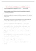 KIN 258 Exam 1 &vert; UPDATED Questions with 100&percnt; Correct Answers&NewLine;