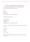 KIN 258 Exam 1 &vert; UPDATED Questions with 100&percnt; Correct Answers&NewLine;