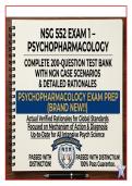 NSG 552 Psychopharmacology Exam Prep&colon; 200 Practice Questions &plus; NGN-Style Case Studies with Detailed Answers
