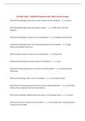 LAS 4931 Exam &vert; UPDATED Questions with 100&percnt; Correct Answers&NewLine;