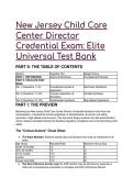New Jersey Child Care Center Director Credential Exam&colon; Elite 19&plus; Question Test Bank &lbrack;2026&sol;2027 Updated&rsqb;
