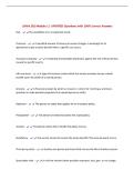 LOMA 281 Module 1 &vert; UPDATED Questions with 100&percnt; Correct Answers&NewLine;