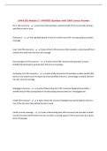BUNDLE FOR LOMA 281 EXAMS with UPDATED Questions AND 100&percnt; Correct Answers