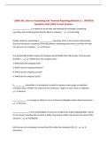 LOMA 361&colon; Intro to Accounting and Financial Reporting &lpar;Module 1&rpar; &vert; UPDATED Questions with 100&percnt; Correct Answers