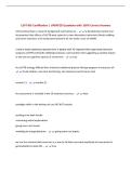 LSVT BIG Certification &vert; UPDATED Questions with 100&percnt; Correct Answers&NewLine;
