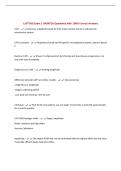 LSVT BIG Exam &vert; UPDATED Questions with 100&percnt; Correct Answers&NewLine;