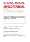 NACE CP1 QUIZZES & PRACTICAL EXAM PREP UPDATED 2026 &vert; COMPLETE STUDY GUIDE &vert; VERIFIED QUESTIONS&comma; CORRECT ANSWERS & DETAILED EXPLANATIONS &vert; LATEST GRADED A&plus; EXAM PREPARATION BUNDLE