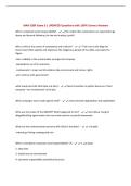MAN 320F Exam 3 &vert; UPDATED Questions with 100&percnt; Correct Answers&NewLine;
