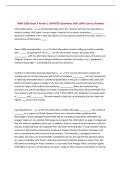 MAN 320F exam 3 Aroian &vert; UPDATED Questions with 100&percnt; Correct Answers&NewLine;