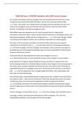 MAN 320 Exam &vert; UPDATED Questions with 100&percnt; Correct Answers&NewLine;