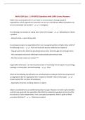 MAN 320F Quiz 1 &vert; UPDATED Questions with 100&percnt; Correct Answers&NewLine;
