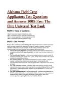 Alabama Field Crop Applicator Exam Prep&colon; 19&plus; Elite Practice Questions & Answers &lpar;2026&sol;2027 Edition&rpar;
