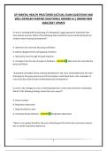 ATI MENTAL HEALTH PROCTORED EXAM BUNDLE &vert;ACTUAL EXAM QUESTIONS AND WELL DETAILED VERIFIED SOLUTIONS&vert; GRADED A&plus;&vert; BRAND NEW 2026&sol;2027 UPDATE