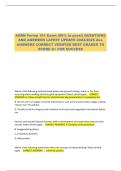 AORN Periop 101 Exam 80 to Pass Complete Perioperative Nursing Practice Questions and Answers 2025&sol; 2026 100&percnt; Verified Comprehensive Surgical Nursing and Certification Preparation Solution Guide