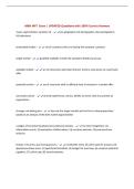 MBA MFT Exam &vert; UPDATED Questions with 100&percnt; Correct Answers&NewLine;