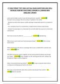 CT DMV PERMIT TEST 2026 &vert;ACTUAL EXAM QUESTIONS AND WELL DETAILED VERIFIED SOLUTIONS&vert; GRADED A&plus;&vert; BRAND NEW 2026&sol;2027 UPDATE