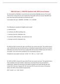 MBA 620 Exam 1 &vert; UPDATED Questions with 100&percnt; Correct Answers&NewLine;