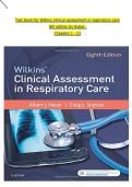 Wilkins Clinical Assessment in Respiratory Care 7th Edition by Al Heuer Complete Exam Questions and Answers 2025&sol; 2026 100&percnt; Verified Comprehensive Respiratory Nursing and Clinical Assessment Solution Guide