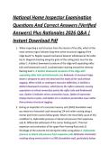 National Home Inspector Examination &NewLine;Questions And Correct Answers &lpar;Verified &NewLine;Answers&rpar; Plus Rationales 2026 Q&A &vert; &NewLine;Instant Download Pdf 