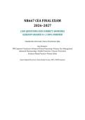 NR667 CEA Final Exam Review &lpar;2026&sol;2027&rpar; &ndash; Chamberlain University Nurse Practitioner Q&A &vert; FNP&sol;AGNP Capstone &vert; 100 Questions and Correct Answers
