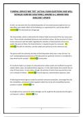 FUNERAL SERVICE NBE TEST &vert;ACTUAL EXAM QUESTIONS AND WELL DETAILED VERIFIED SOLUTIONS&vert; GRADED A&plus;&vert; BRAND NEW 2026&sol;2027 UPDATE