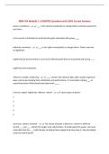 MBA 704 Module 5 &vert; UPDATED Questions with 100&percnt; Correct Answers&NewLine;