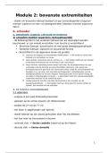 samenvatting functionele anatomie module 2 de schouder kuleuven