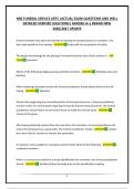 NBE FUNERAL SERVICE ARTS &vert;ACTUAL EXAM QUESTIONS AND WELL DETAILED VERIFIED SOLUTIONS&vert; GRADED A&plus;&vert; BRAND NEW 2026&sol;2027 UPDATE