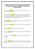 NBE FUNERAL SERVICE ARTS EXAM BUNDLE&vert;ACTUAL EXAM QUESTIONS AND WELL DETAILED VERIFIED SOLUTIONS&vert; GRADED A&plus;&vert; BRAND NEW 2026&sol;2027 UPDATE