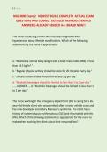 NSG 3800 Exam 2   NEWEST 2026 &vert; COMPLETE  ACTUAL EXAM &NewLine;QUESTIONS AND CORRECT DETAILED ANSWERS &lpar;VERIFIED &NewLine;ANSWERS&rpar; ALREADY GRADED A&plus;&vert; BRAND NEW&excl;&excl; 