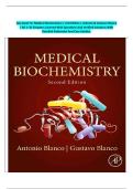 Test bank For Medical Biochemistry &vert; 2nd Edition &vert; Antonio & Gustavo Blanco &vert; All 1&ndash;32 Chapters Covered With Questions And Verified Solutions With Detailed Rationales And Case Studies&period;