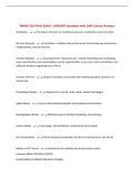 MGMT 310 FINAL EXAM &vert; UPDATED Questions with 100&percnt; Correct Answers&NewLine;