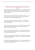 MGMT 310 Study guide 11&12 &vert; UPDATED Questions with 100&percnt; Correct&NewLine;Answers