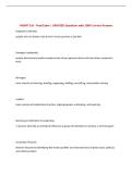 MGMT 310 - Final Exam &vert; UPDATED Questions with 100&percnt; Correct Answers&NewLine;