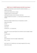 MGMT 310 ch&period;6 &vert; UPDATED Questions with 100&percnt; Correct Answers&NewLine;