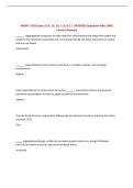 MGMT 3720 Exam 2 Ch&period; 15&comma; 16&comma; 7&comma; 8&comma; & 2 &vert; UPDATED Questions with 100&percnt;&NewLine;Correct Answers