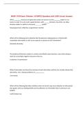 MGMT 3720 Exam 3 Review &vert; UPDATED Questions with 100&percnt; Correct Answers&NewLine;