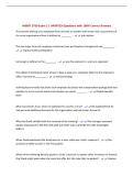 MGMT 3720 Exam 2 &vert; UPDATED Questions with 100&percnt; Correct Answers&NewLine;